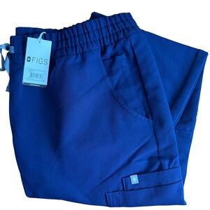 FIGS Womens Relaxed Jogger Scrub Pants Blue 2XLT New With‎ Tags